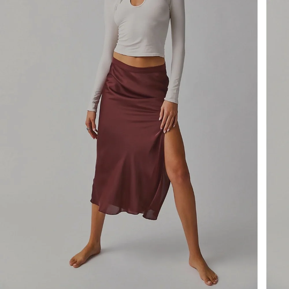 NWT Free People Half Slip in Cinnamon Rose - Picture 1 of 9